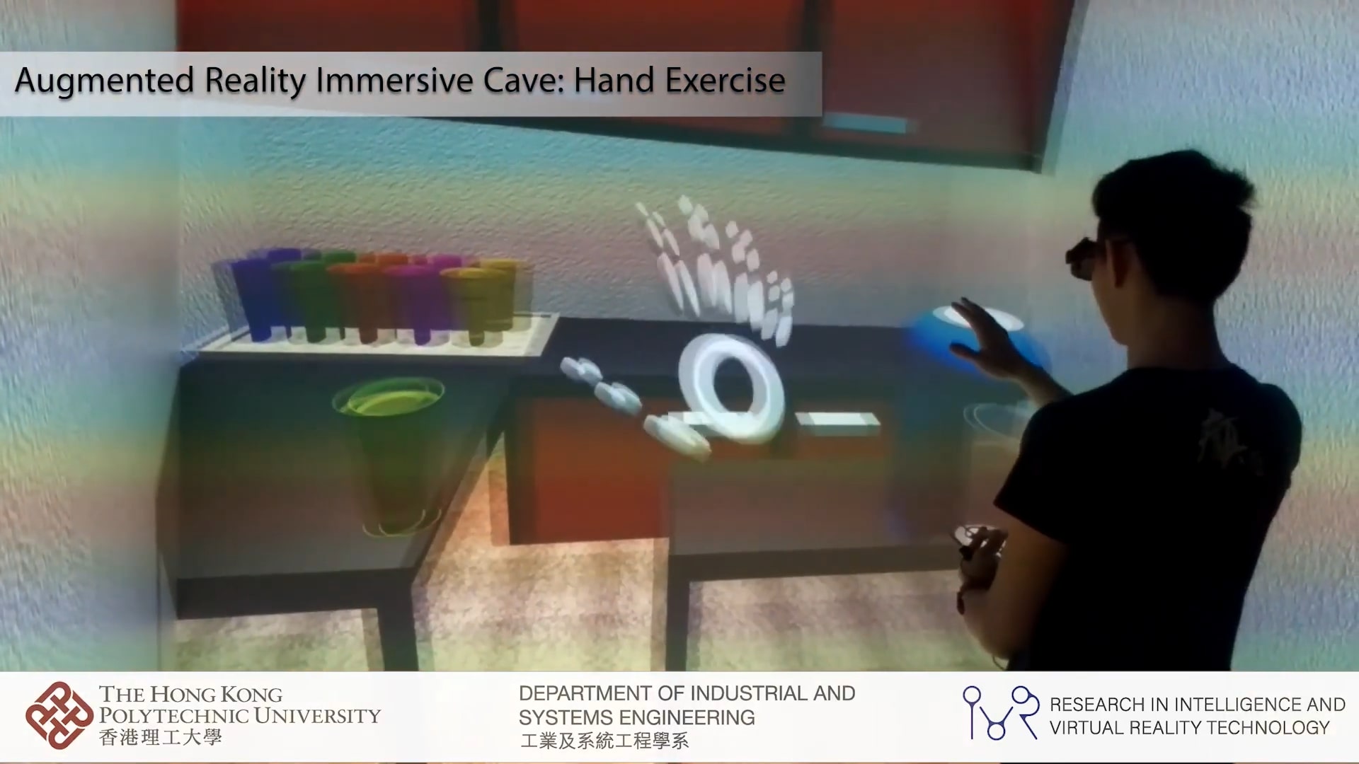 Hand Exercise using VR CAVE
