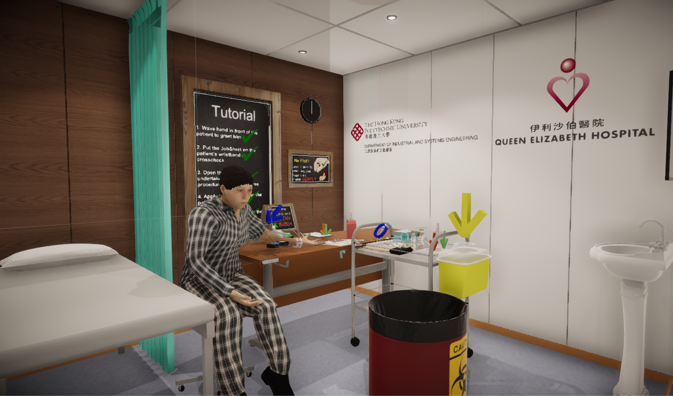 Queen Elizabeth Hospital: Virtual Reality Training for Blood Culture Procedures