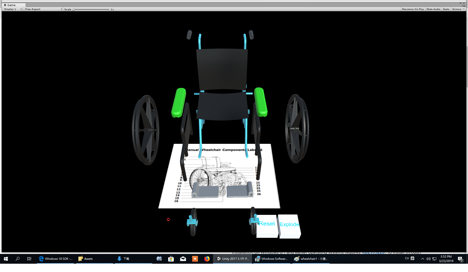 Teaching Rehab Wheelchair Design with Mixed Reality