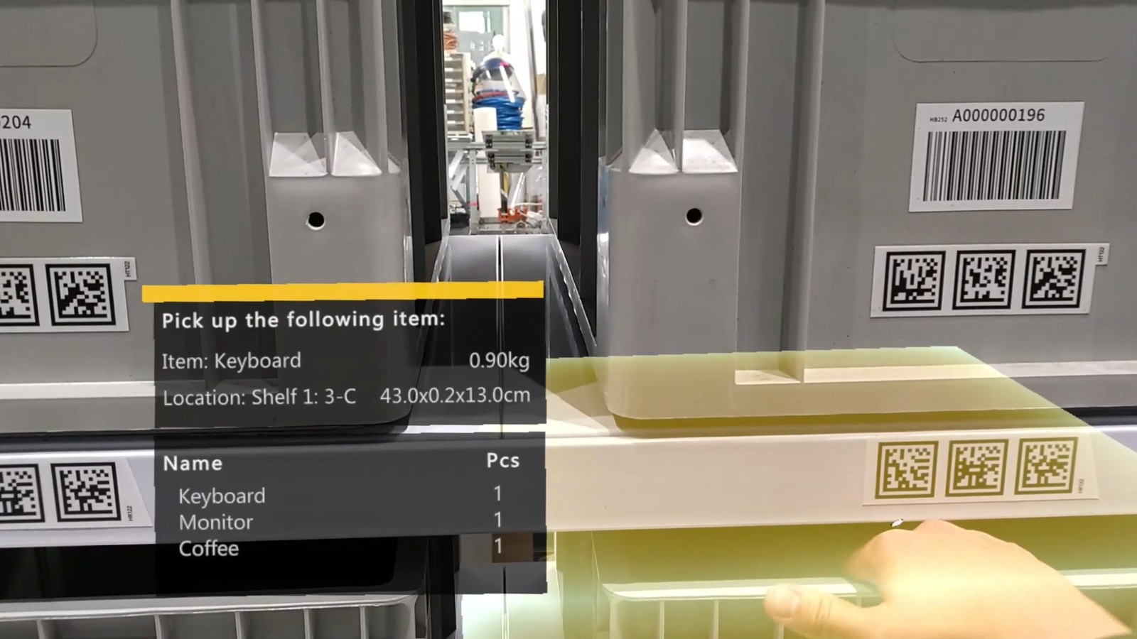 Mixed Reality for Inventory Picking - Research in Intelligence and ...